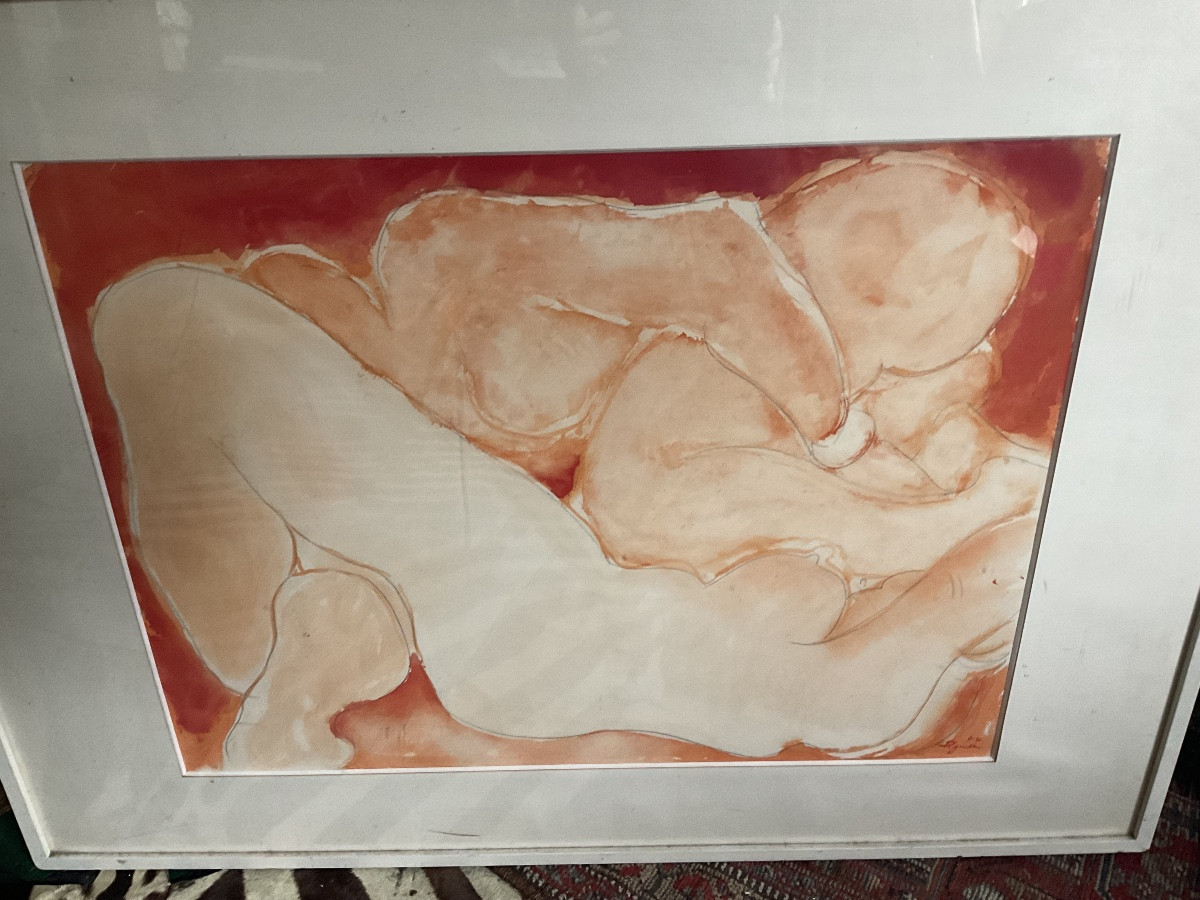 Grand nu rose par E. Pignon 74-photo-1