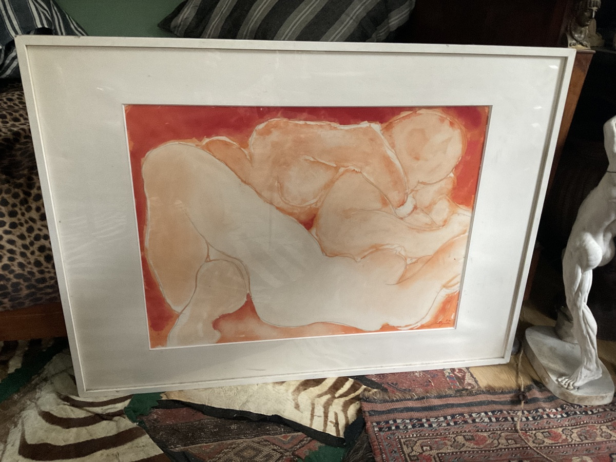 Grand nu rose par E. Pignon 74-photo-5