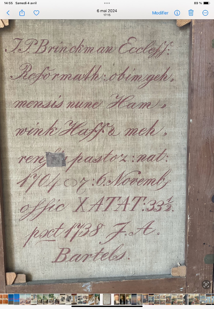 Portrait Of A Man 18th Century Oil On Canvas-photo-3