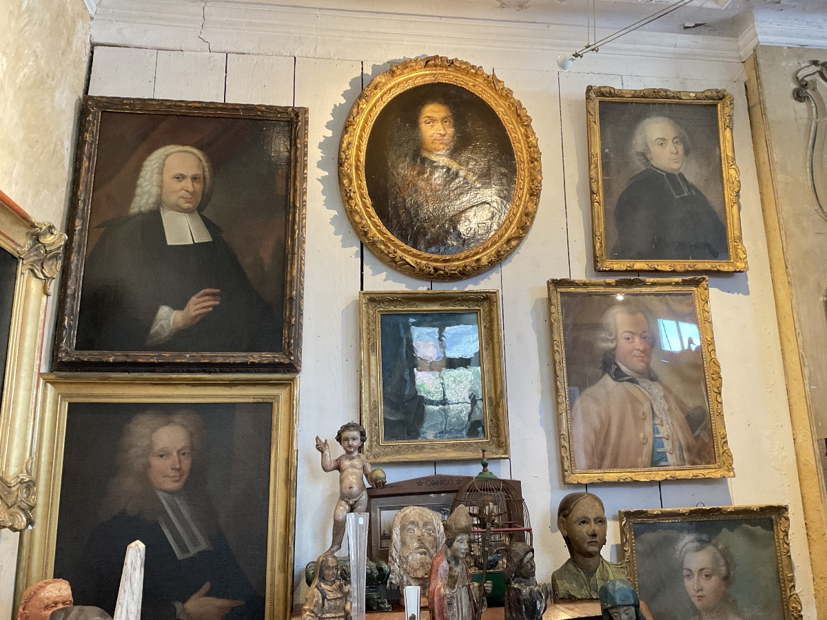 PastelXVIIIe dans un cadre d’époque bois dore-photo-1