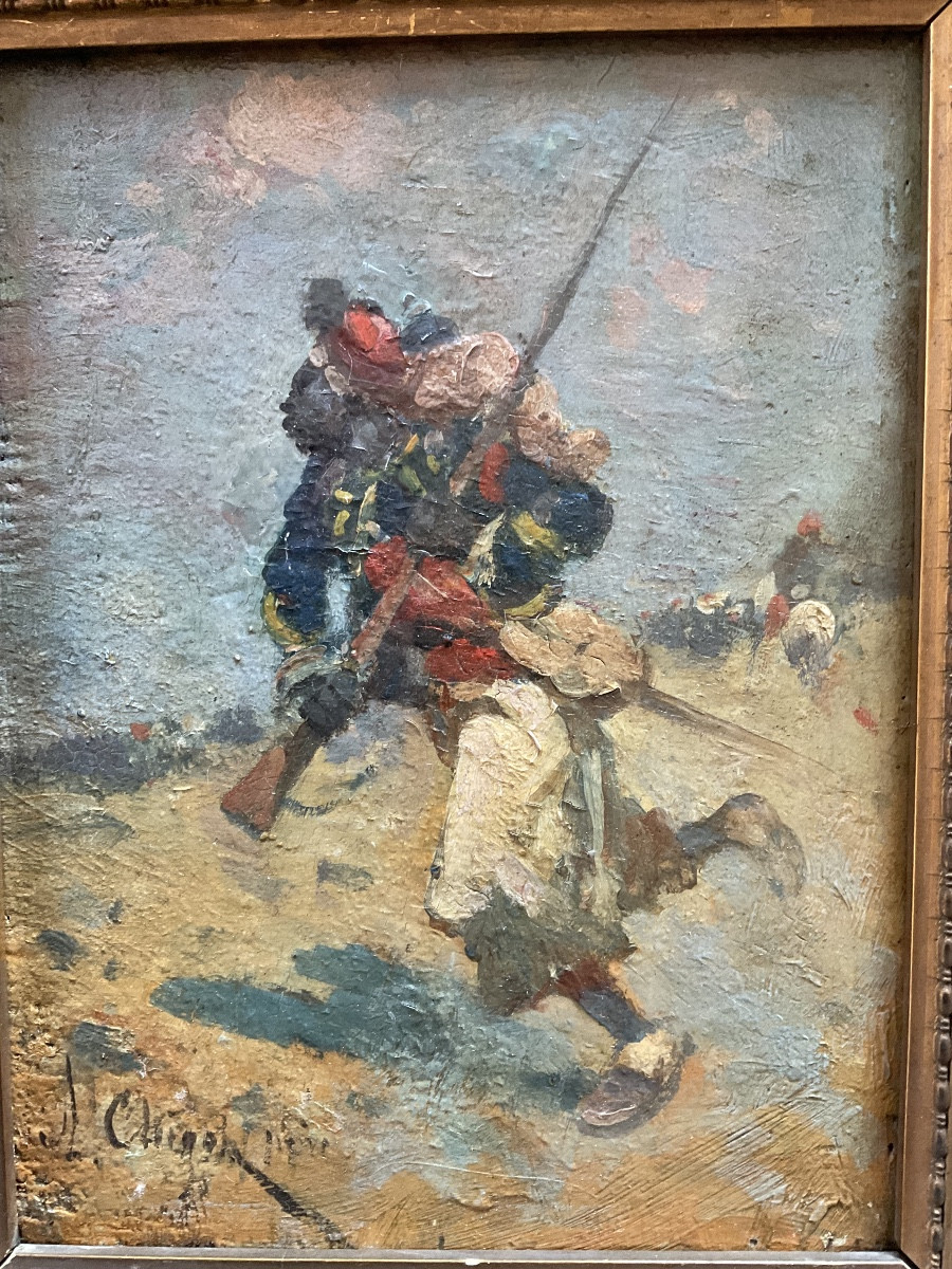 Zouave par Alphonse Chigot h sp-photo-3