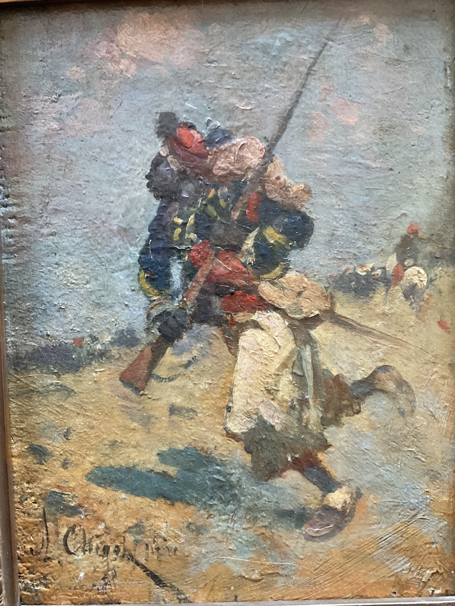 Zouave par Alphonse Chigot h sp