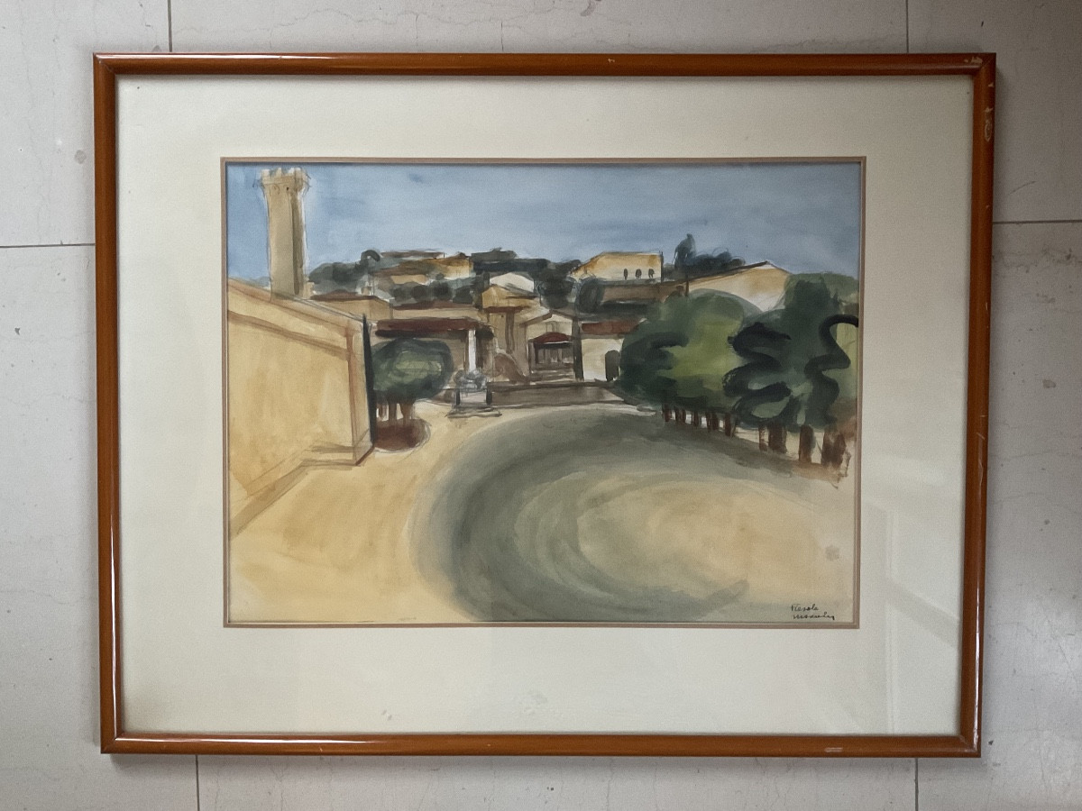 Cinq aquarelles d’Italie de Maurice Savin -photo-3