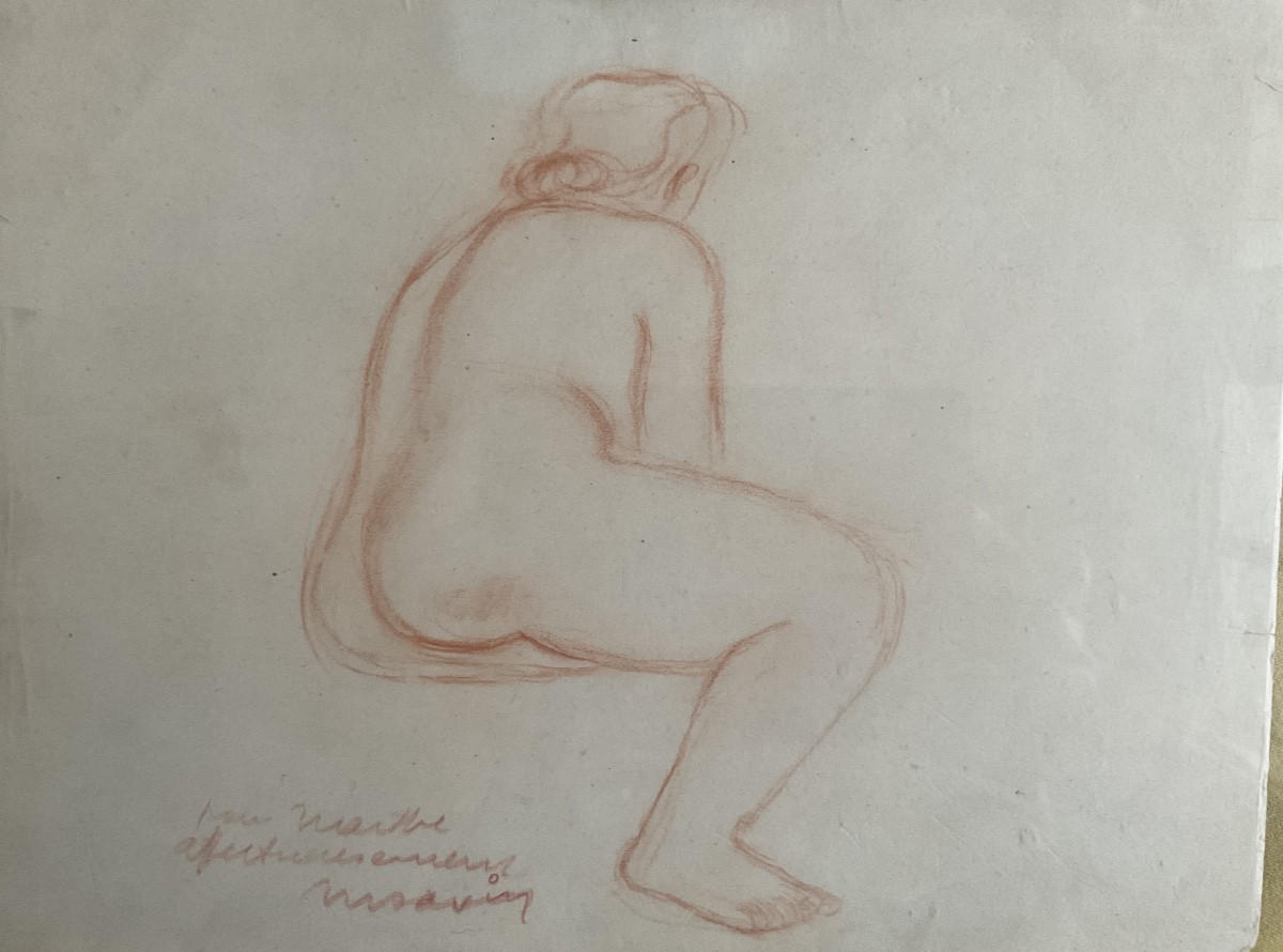 Nu à la sanguine par Maurice Savin-photo-1