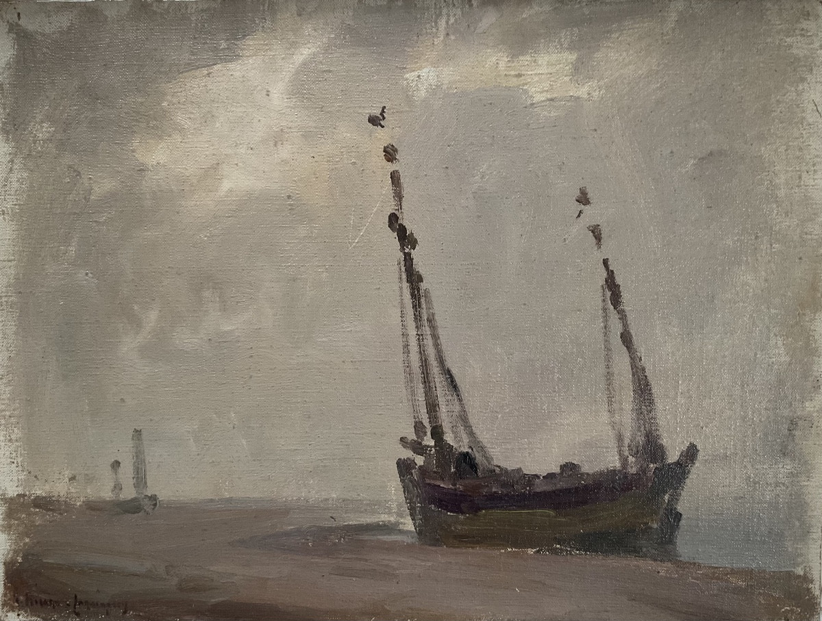 Barque échouée école de Berck Ricard Cordingley-photo-2