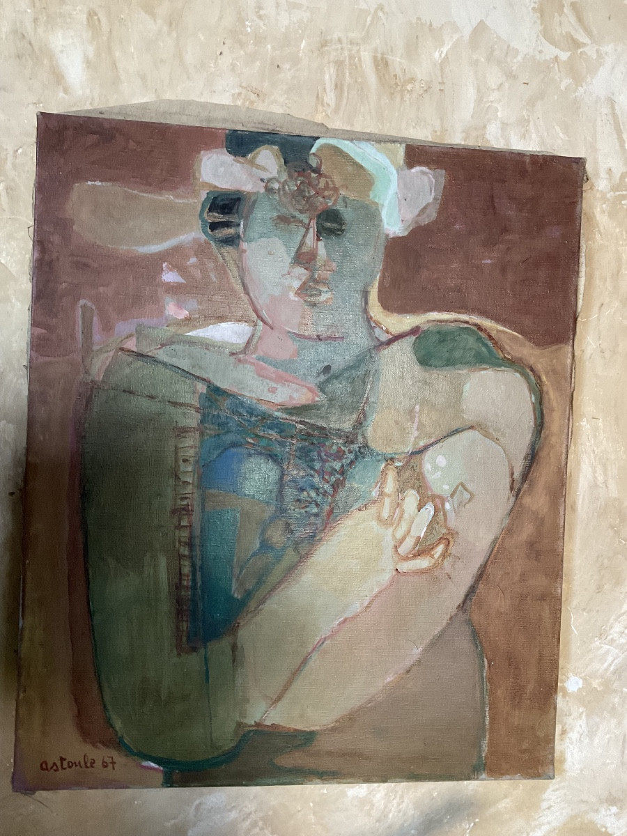 Astoule Oil On Canvas-photo-2