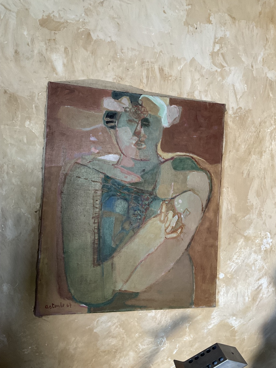 Astoule Oil On Canvas-photo-1