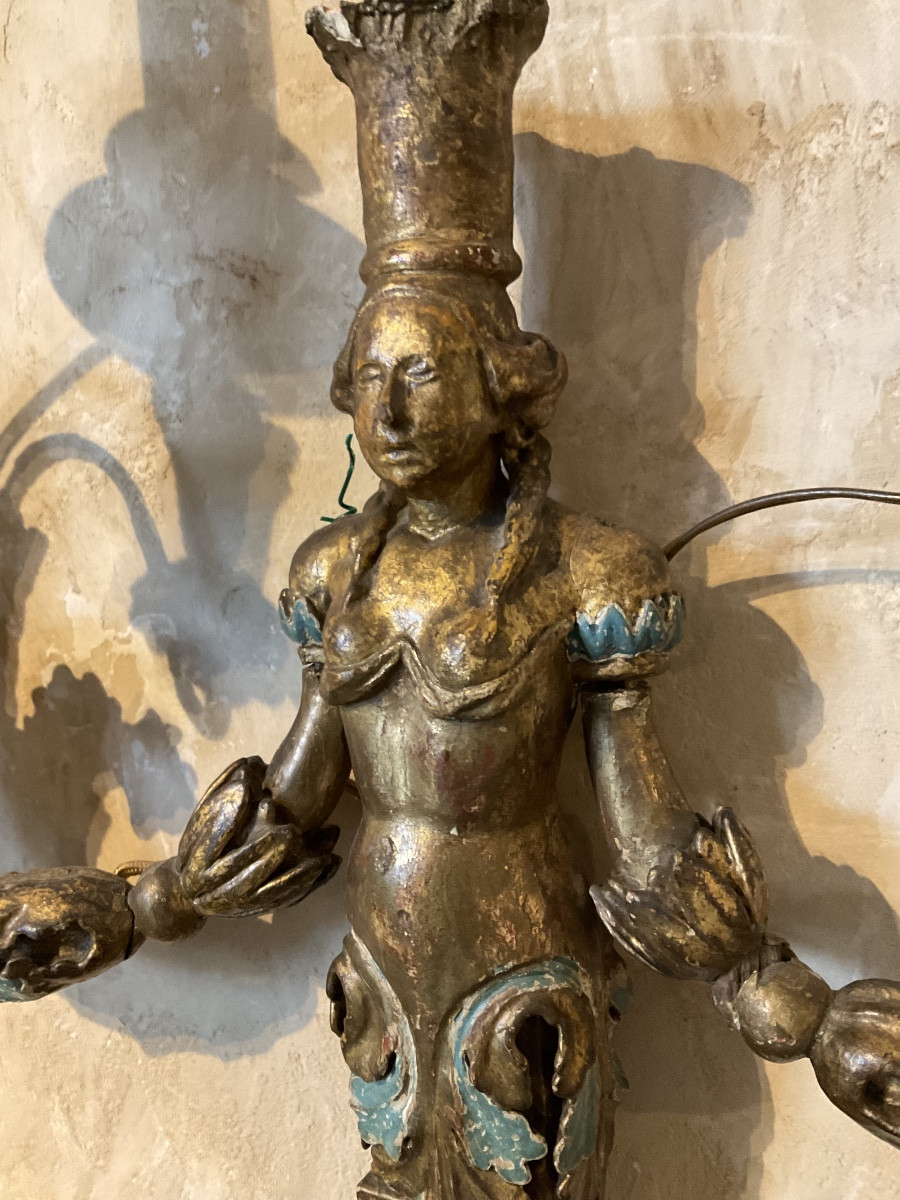 Applique XVIIIe italienne dans l’etat-photo-4