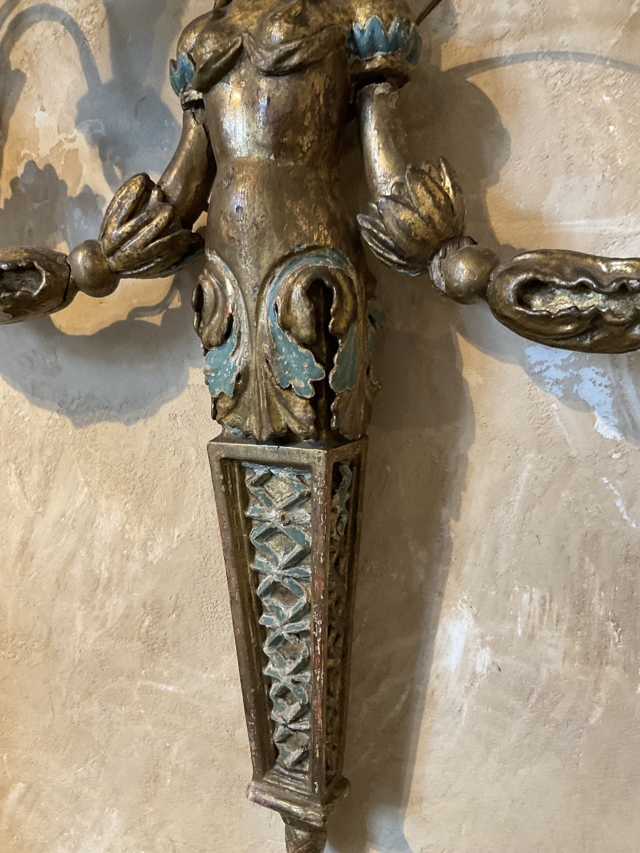 Applique XVIIIe italienne dans l’etat-photo-1