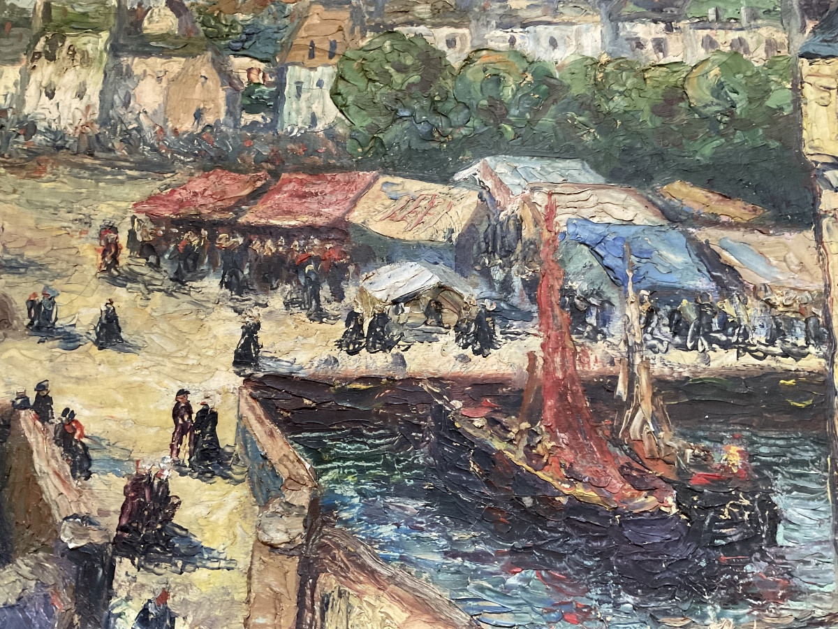 Concarneau huile sur toile -photo-1
