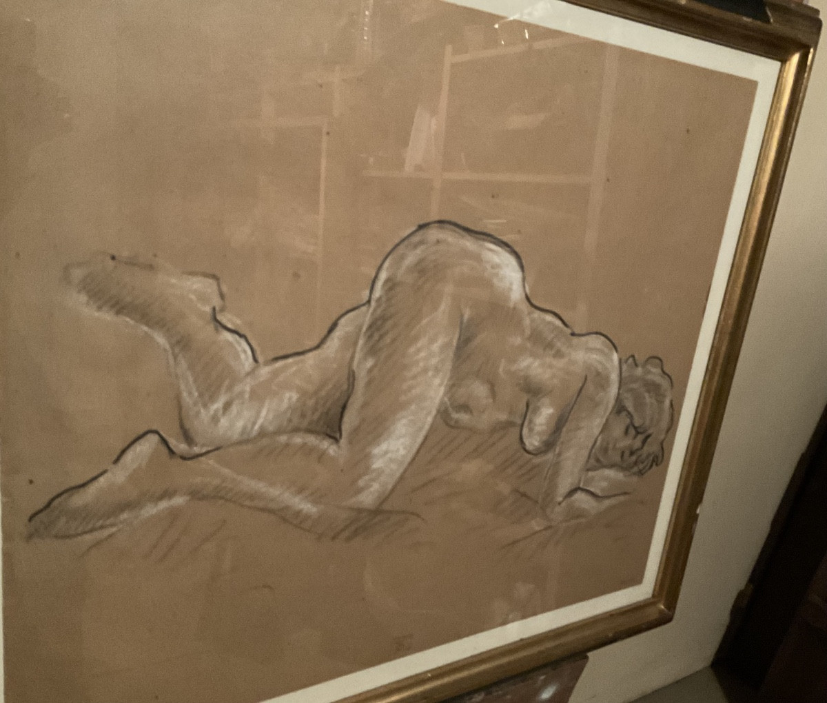 Nude Drawing And White Chalk By Goets-photo-2