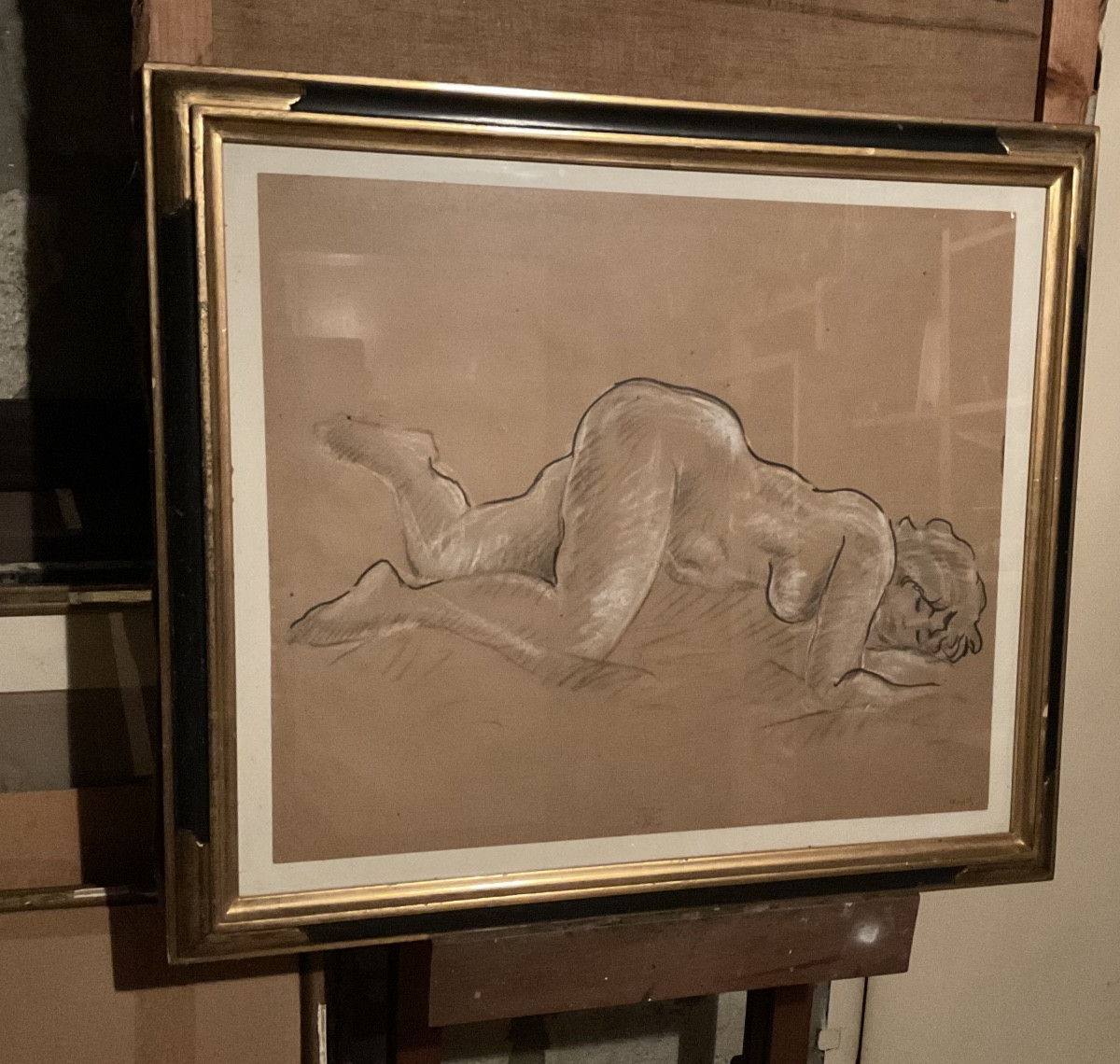 Nude Drawing And White Chalk By Goets-photo-3