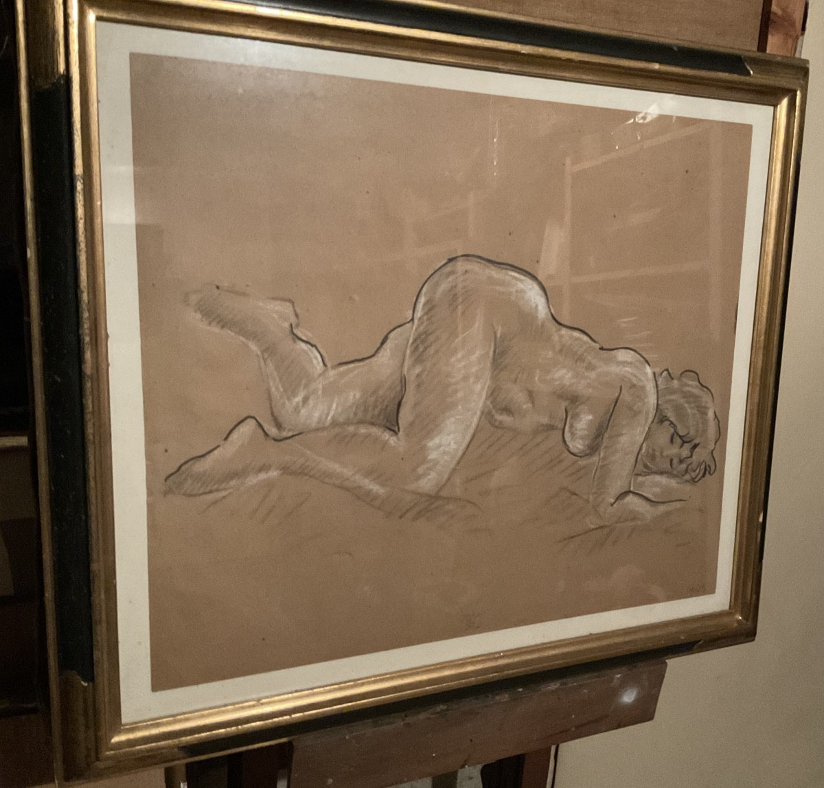 Nude Drawing And White Chalk By Goets-photo-1