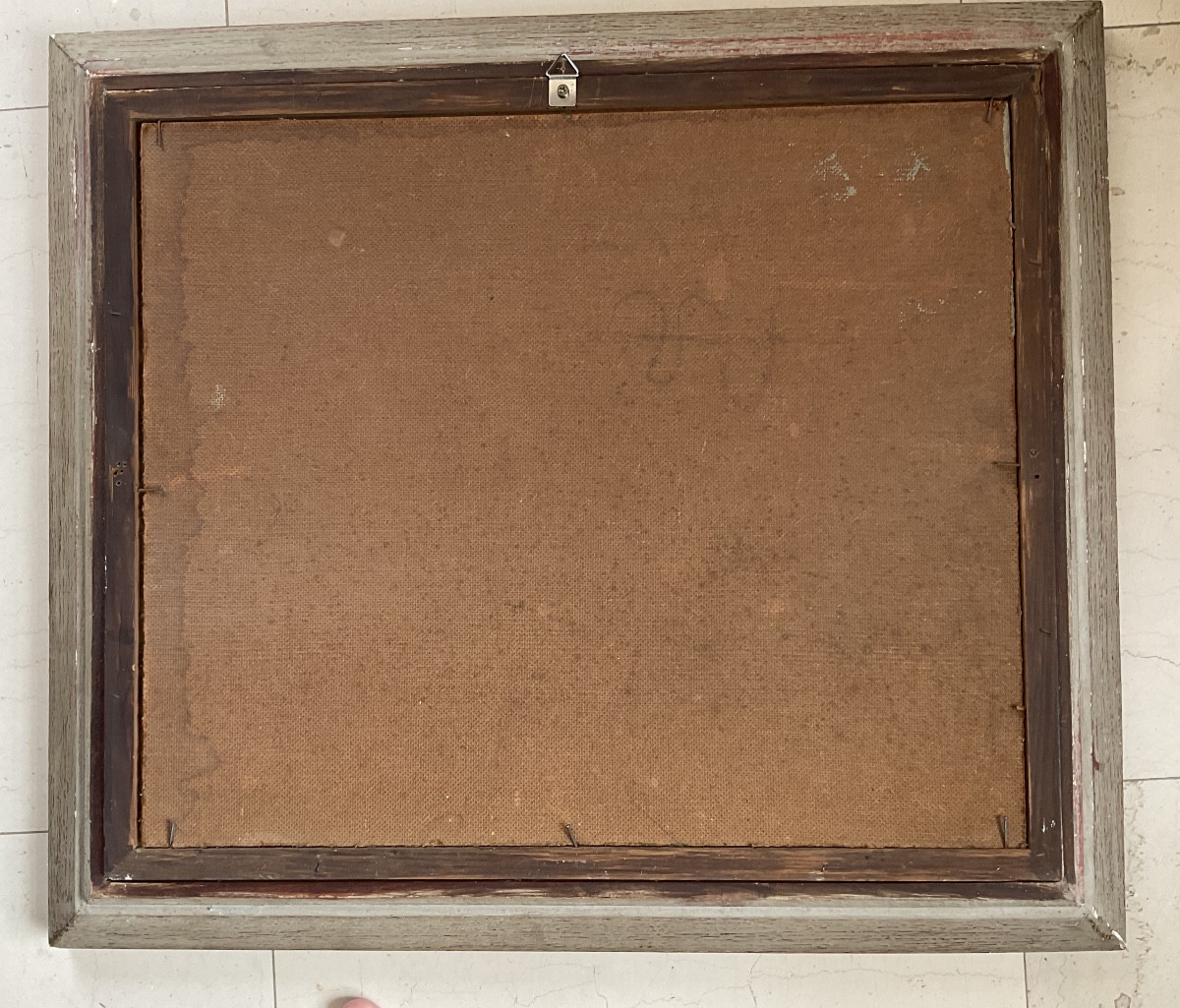 Envol des oies huile sur isorel années 30/50-photo-1