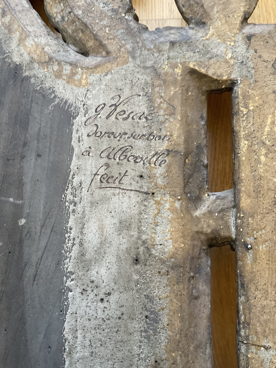 18th-century Barometer In The State Of Château De Ramecout-photo-4