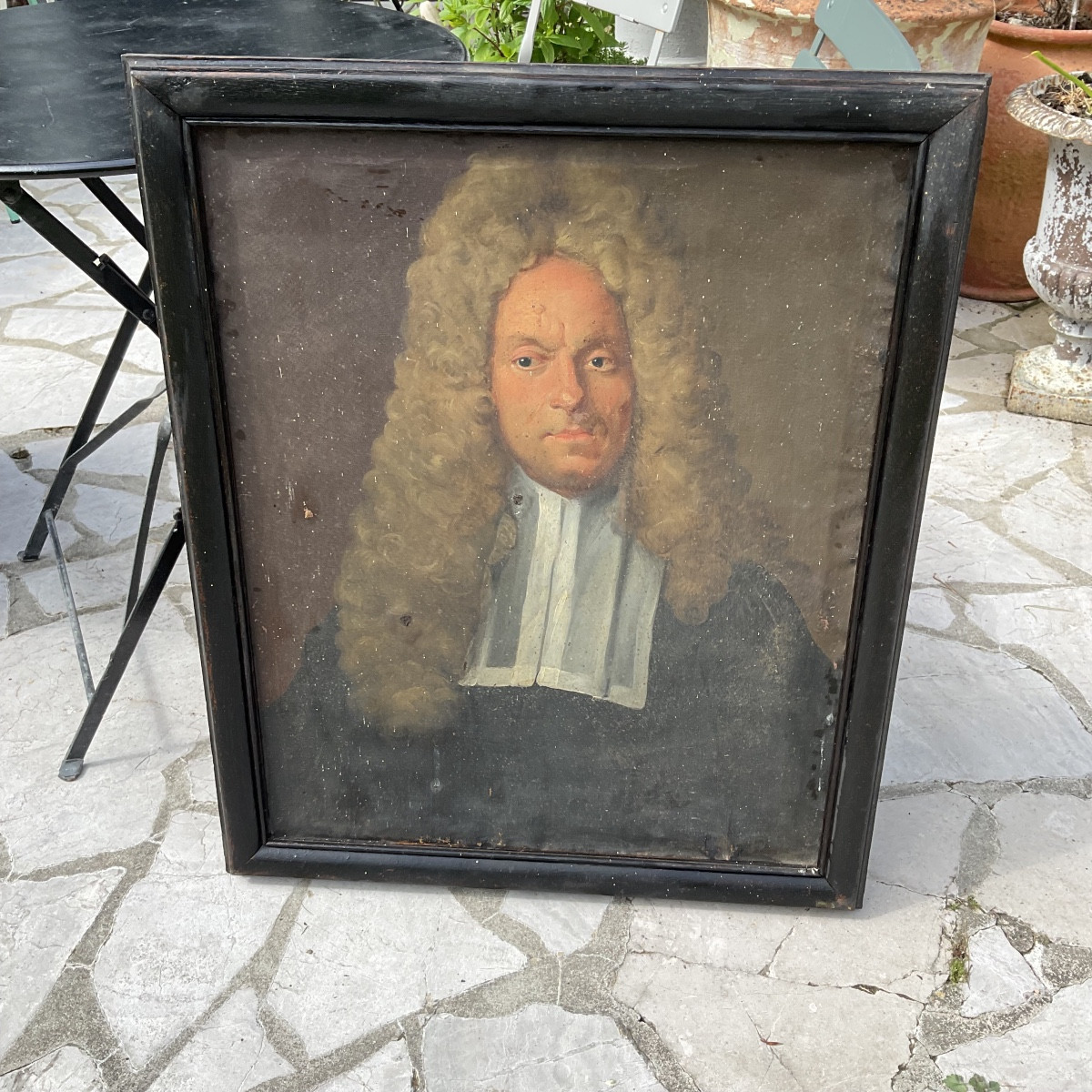 Portrait Of A Man In A Wig, As Is-photo-4