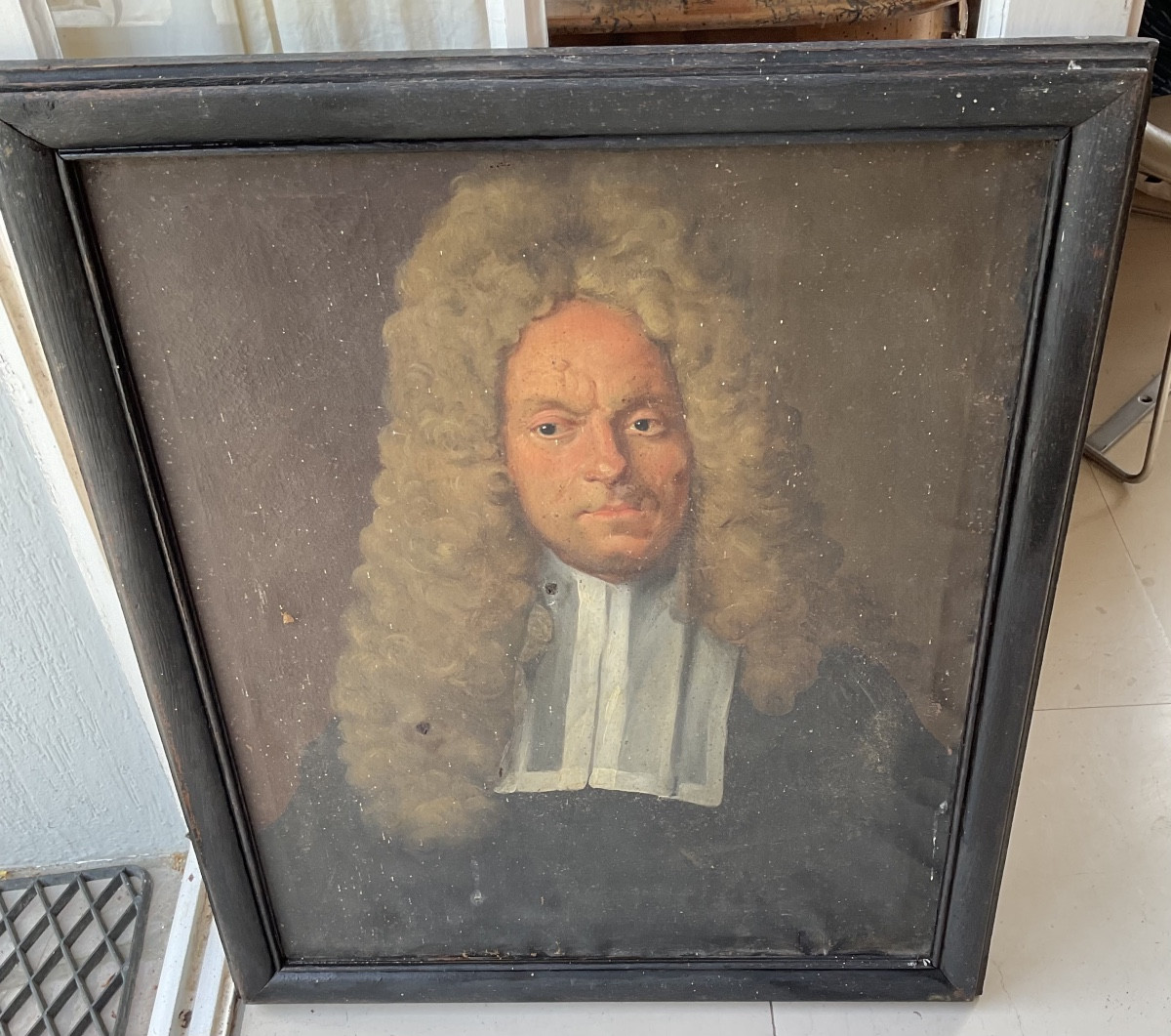 Portrait Of A Man In A Wig, As Is-photo-3