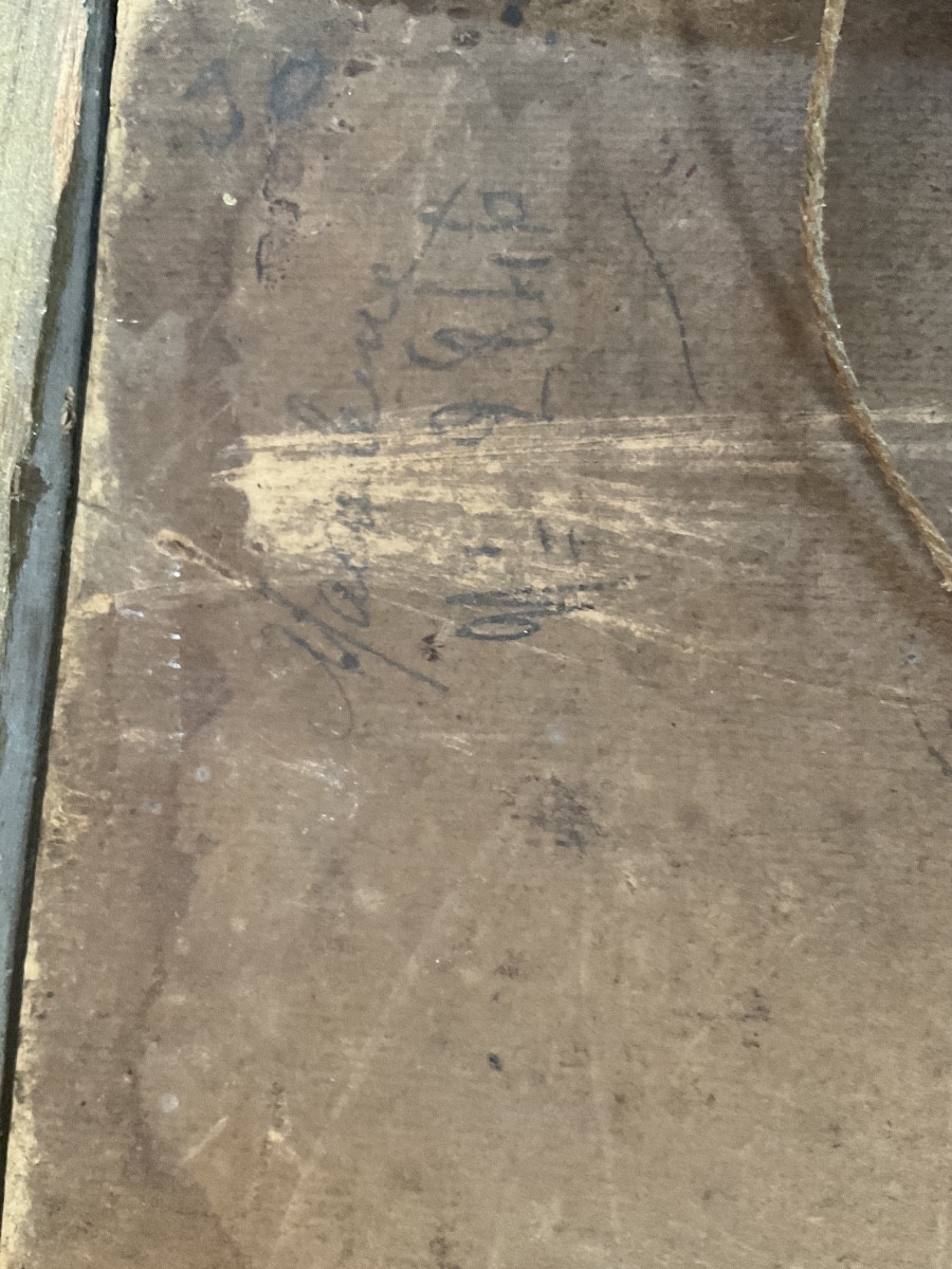 Deux études de tableaux sur carton début XXe-photo-1