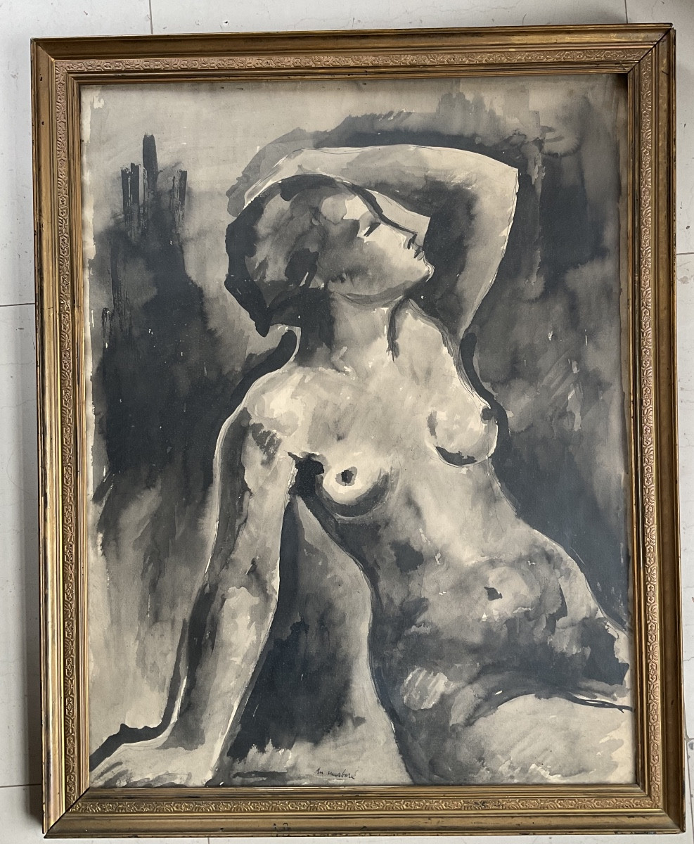 Jean du Marbore lavis nu 1930-photo-1