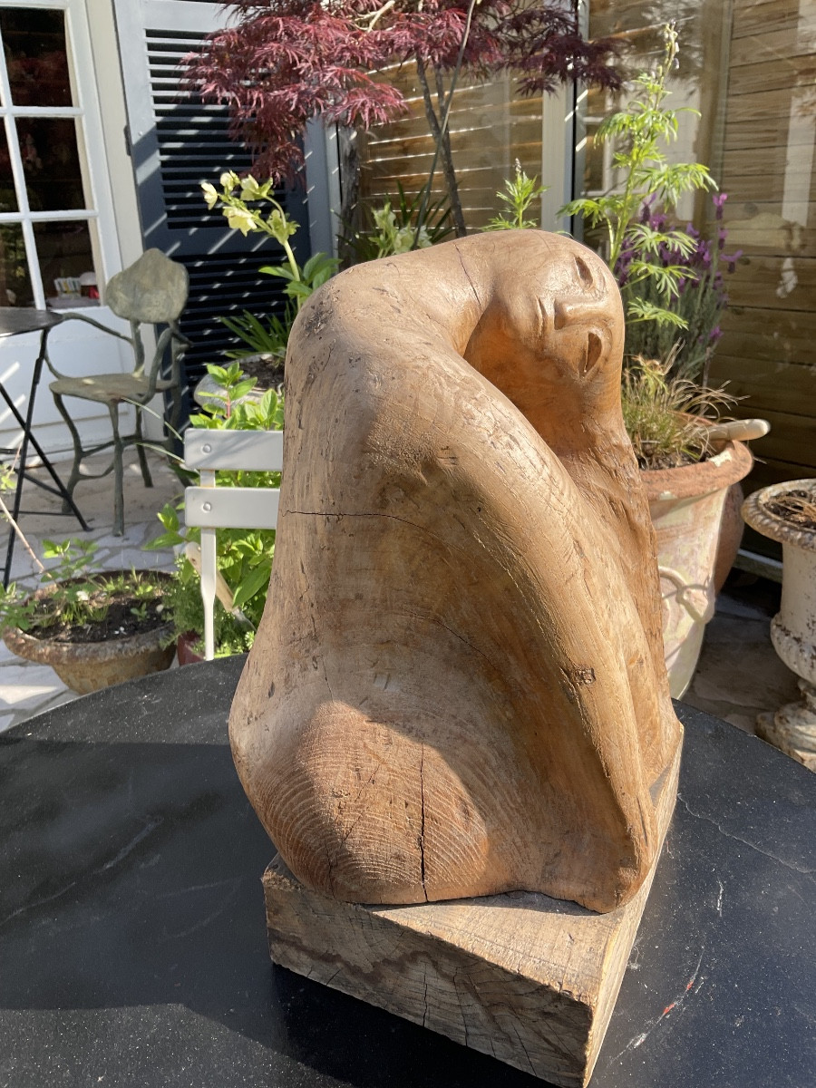 Shelomo Selinger Woman Woodcarving-photo-4
