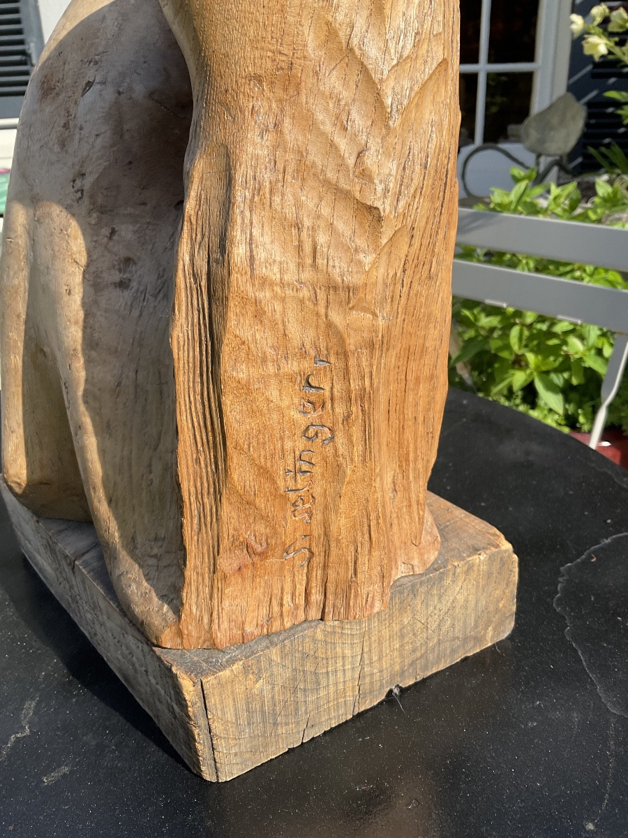 Shelomo Selinger Woman Woodcarving-photo-2