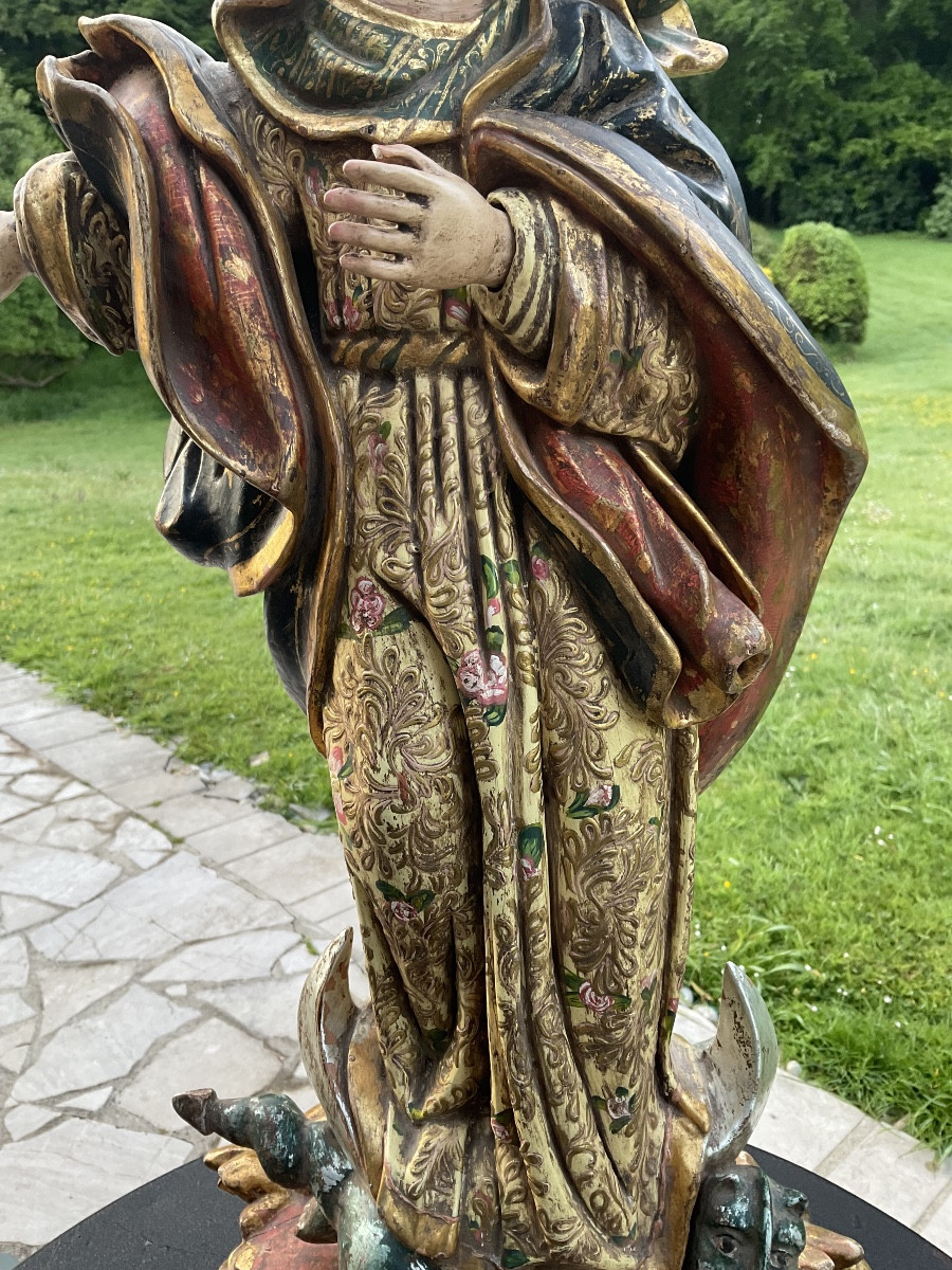 Vierge de l’Immaculee Conception XVIIIe colonies hispaniques-photo-3