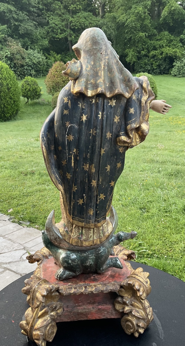 Vierge de l’Immaculee Conception XVIIIe colonies hispaniques-photo-4