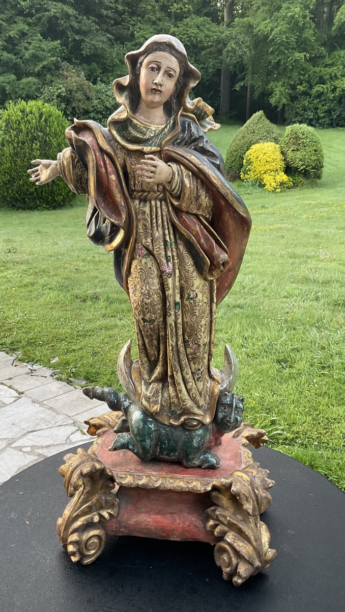 Vierge de l’Immaculee Conception XVIIIe colonies hispaniques