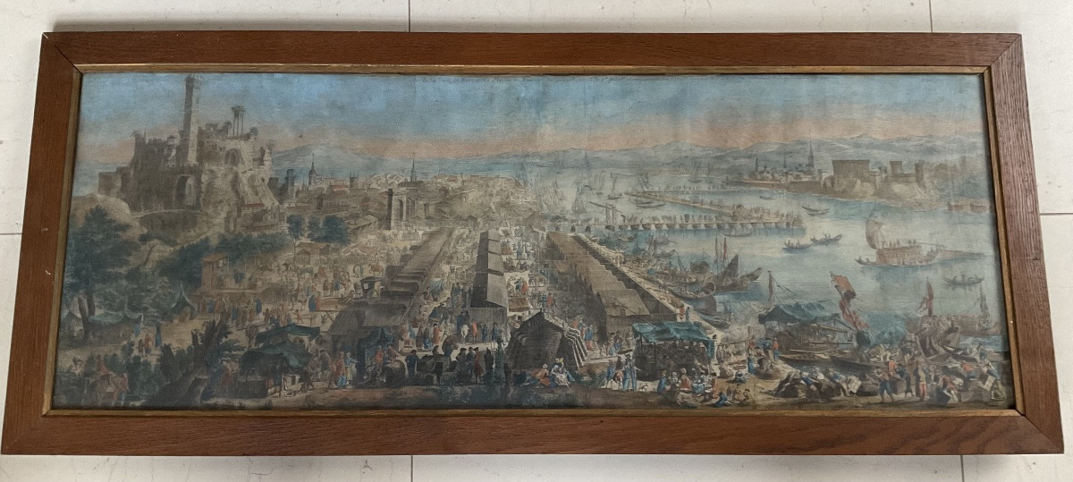 Stunning 18th-century Beaucaire Fair Print-photo-4
