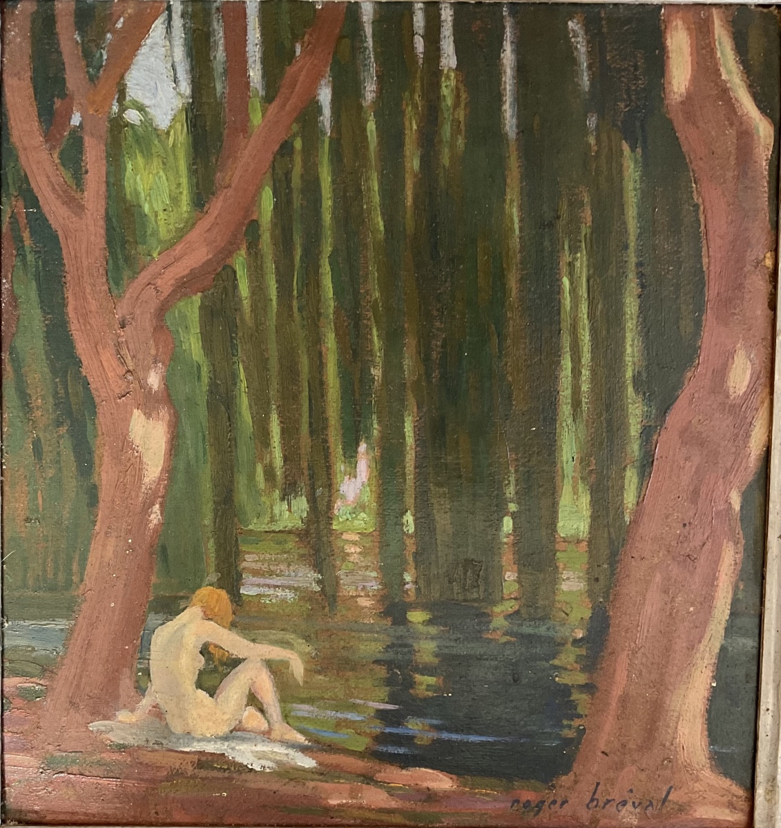 Nu au saule pleureur par Roger Breval-photo-4