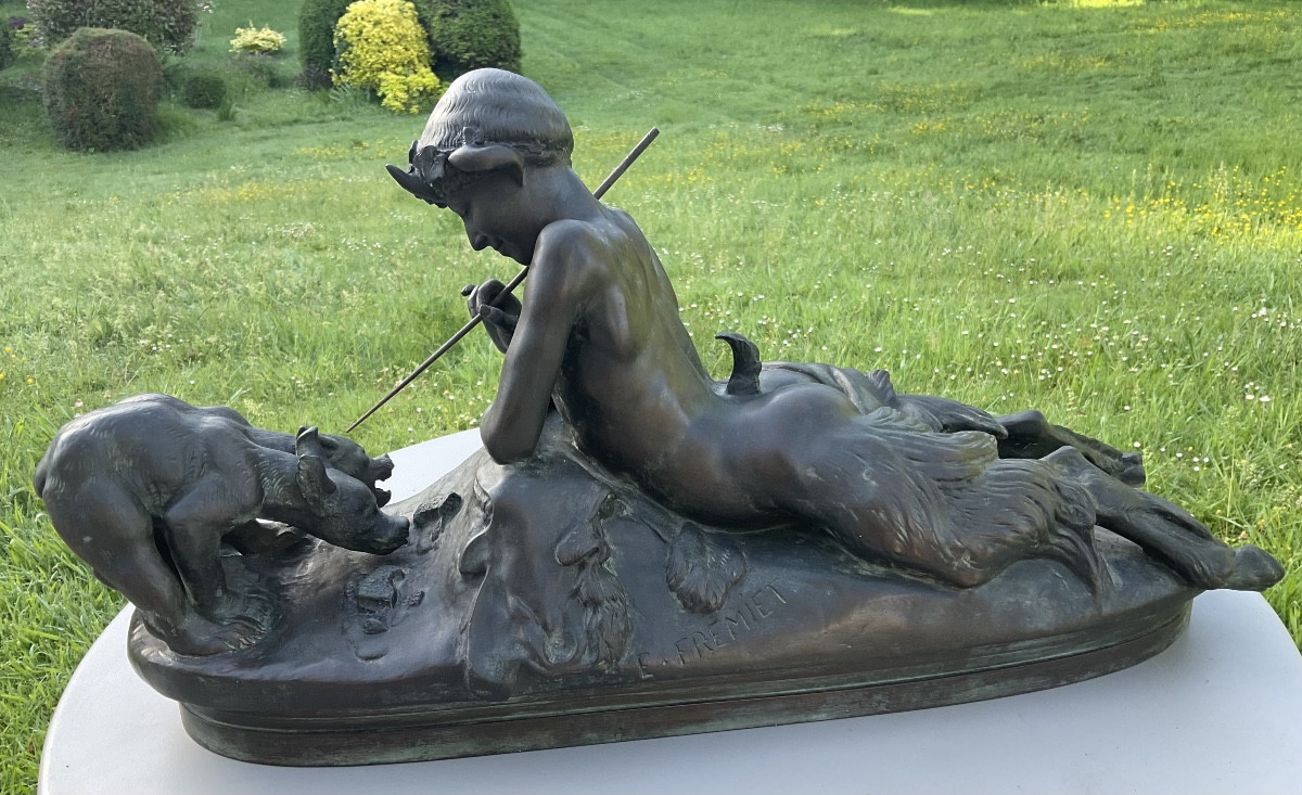 Bronze grand modèle de Fremiet fonte Barbedienne-photo-2