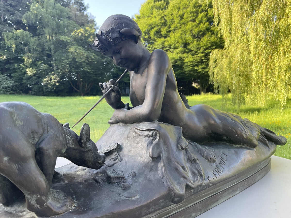 Bronze grand modèle de Fremiet fonte Barbedienne-photo-4