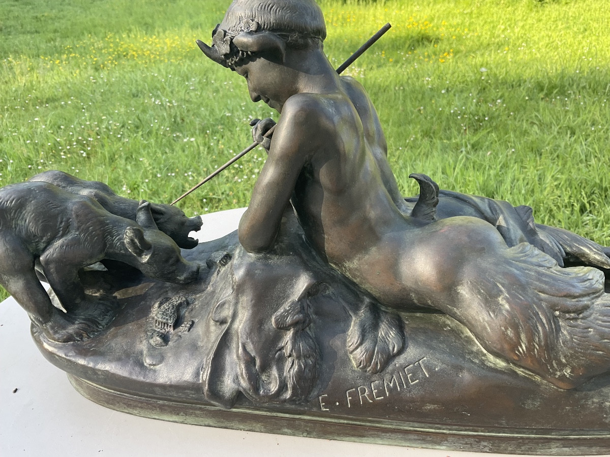 Bronze grand modèle de Fremiet fonte Barbedienne-photo-6