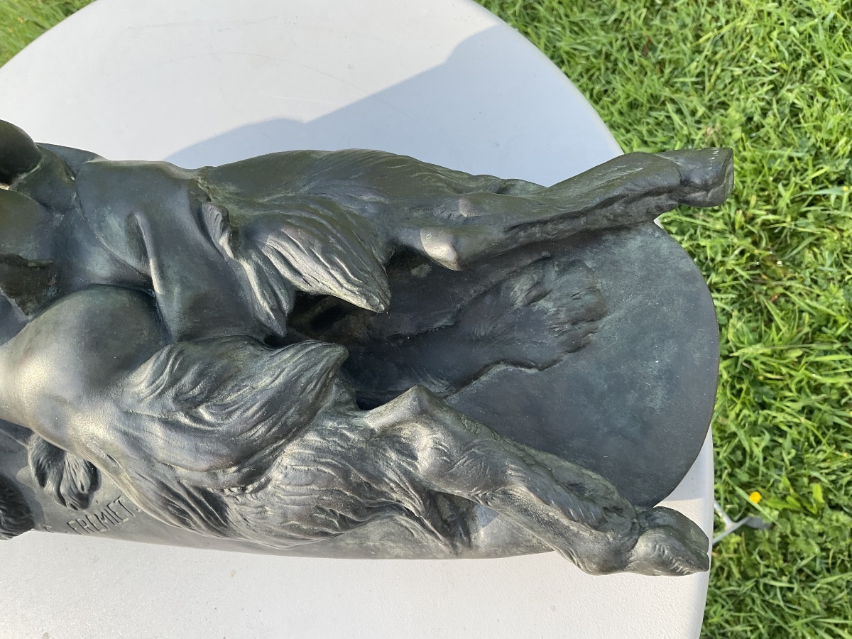 Bronze grand modèle de Fremiet fonte Barbedienne-photo-7