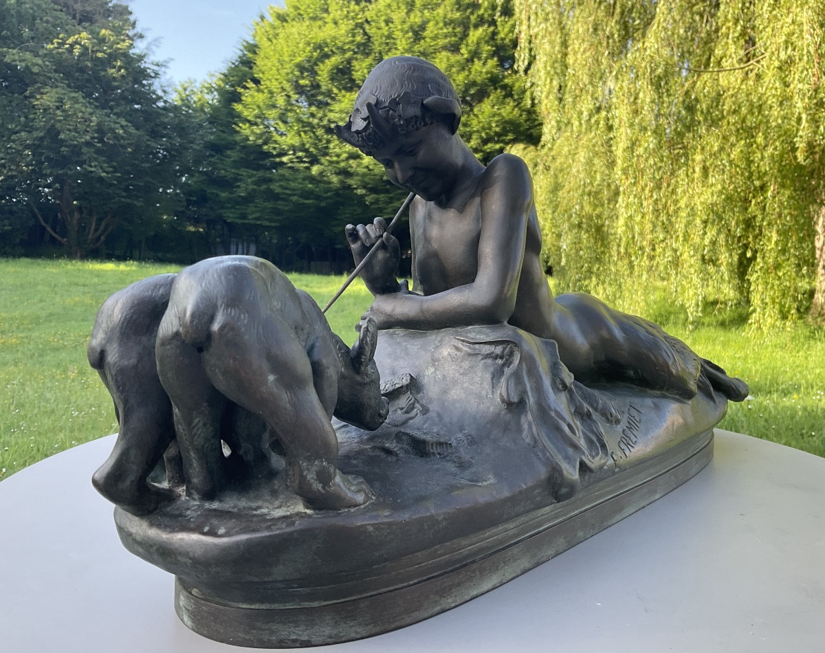 Bronze grand modèle de Fremiet fonte Barbedienne
