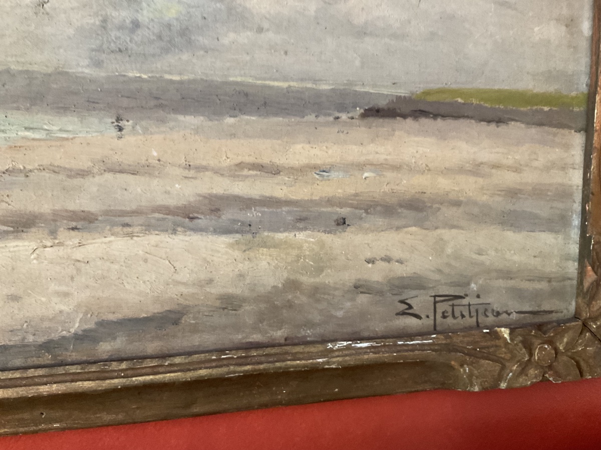 Edmond Petitjean bord de plage-photo-3