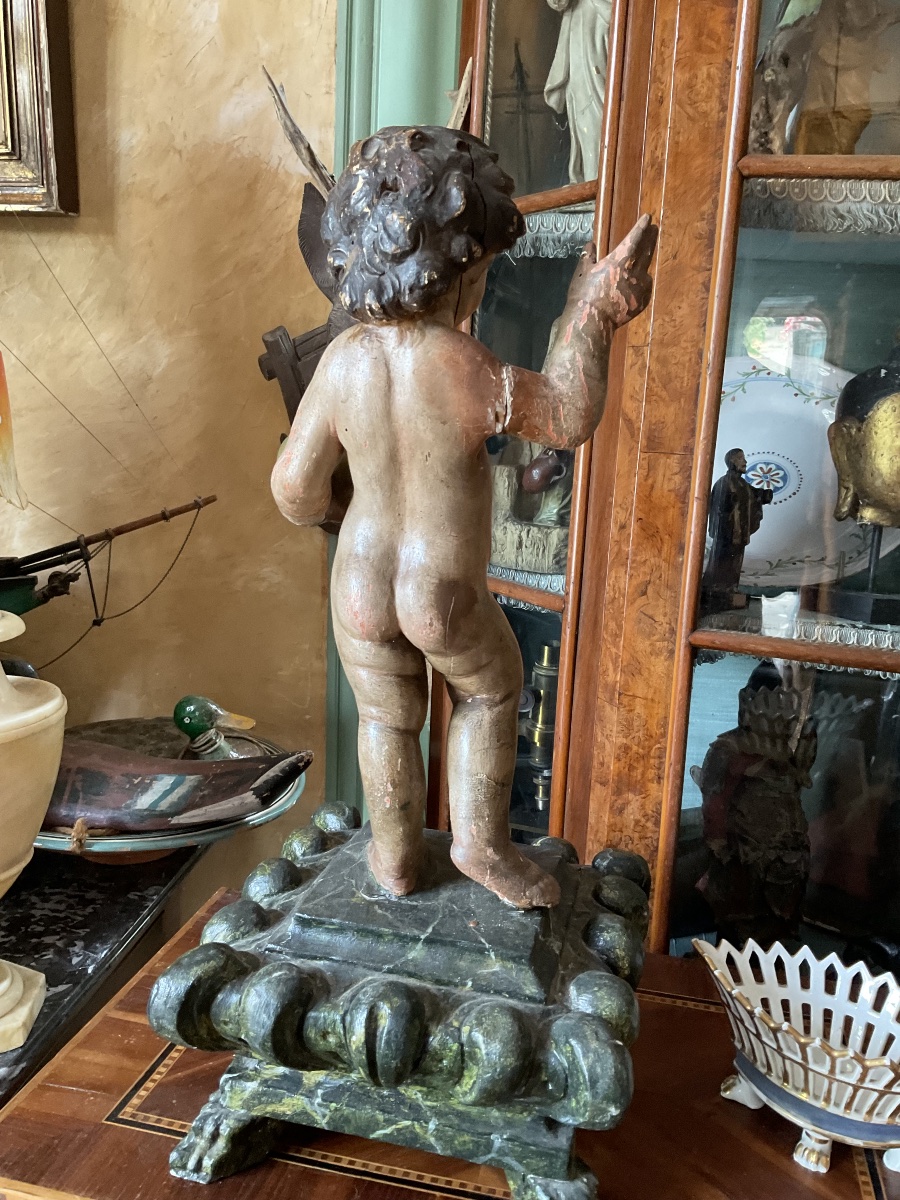 Enfant jesus boi polychrome Espagne XVIIIe-photo-4