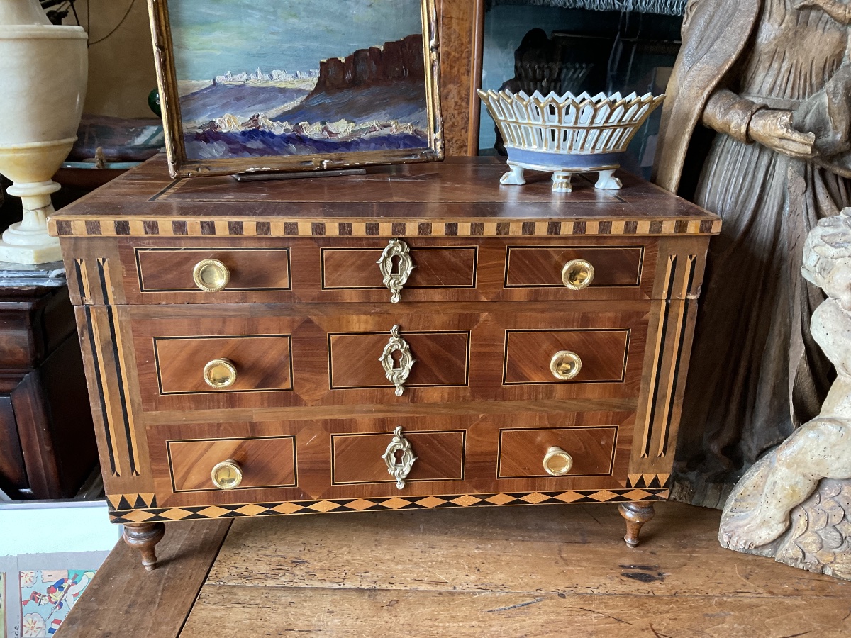 Commode coffre de maitriseLouis XVI-photo-4