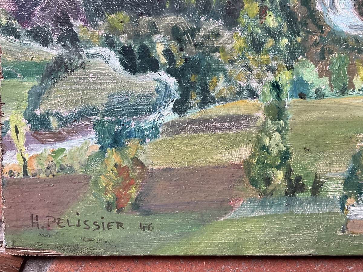Mountain Landscape By H Pelissier-photo-3