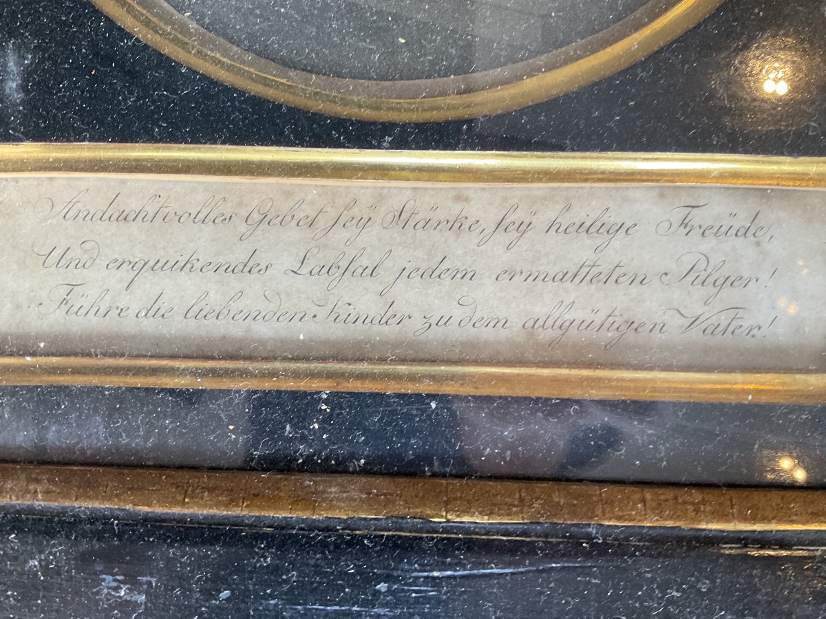 Amazing Pair Of Frames With Engraving And Text In German-photo-4