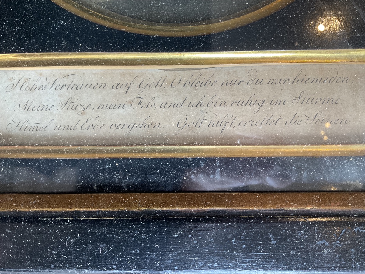 Amazing Pair Of Frames With Engraving And Text In German-photo-6