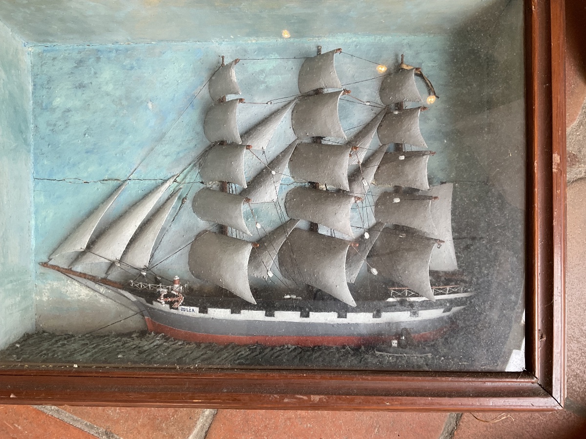 Diorama Wooden Sailboat-photo-3