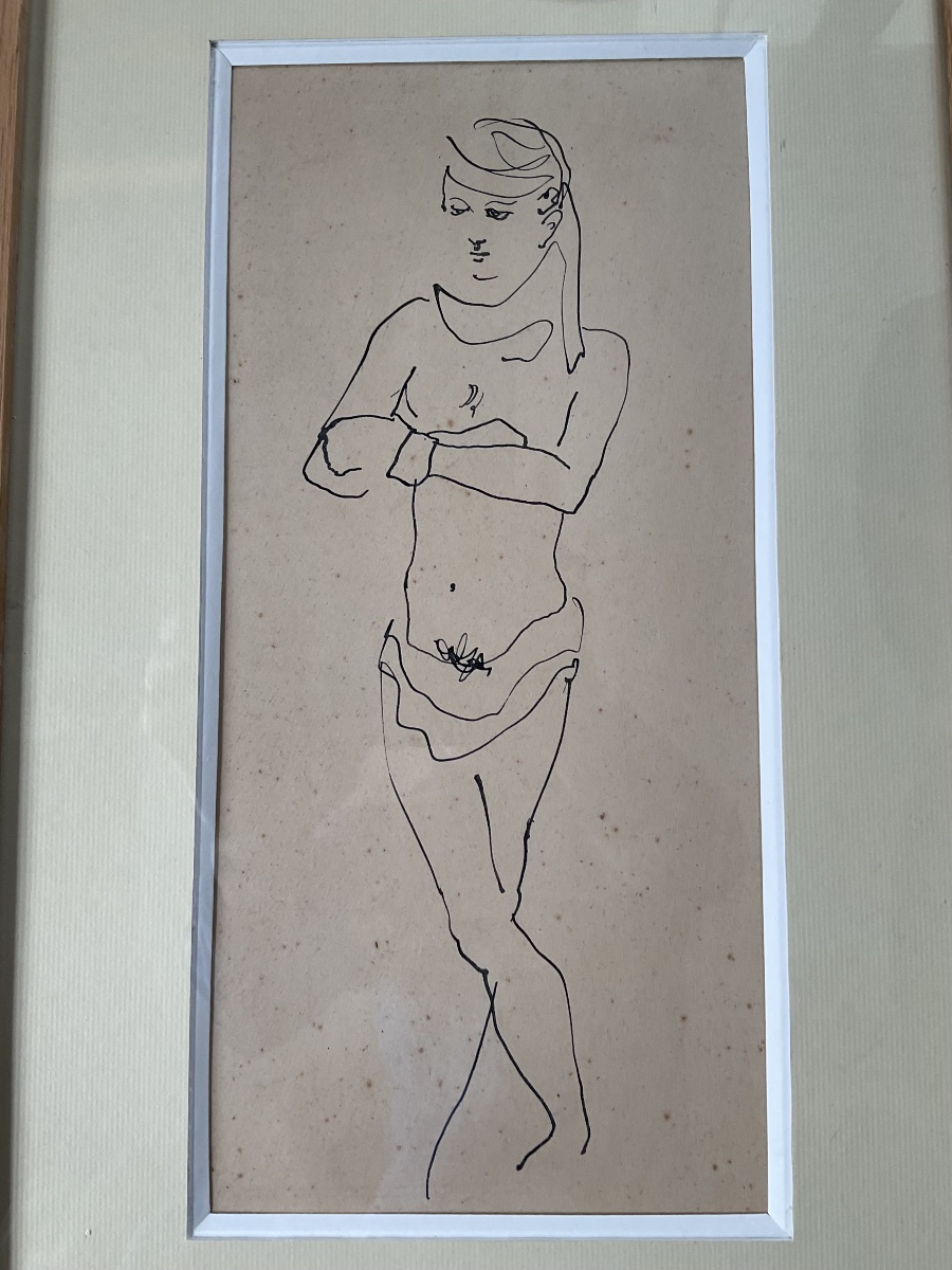 Drawing By Christian Bérard-photo-2