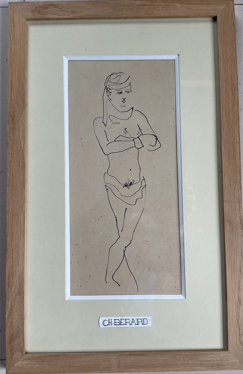Drawing By Christian Bérard-photo-3