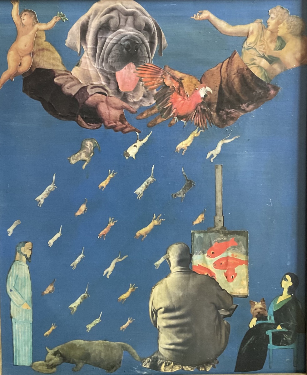 Collage On Canvas