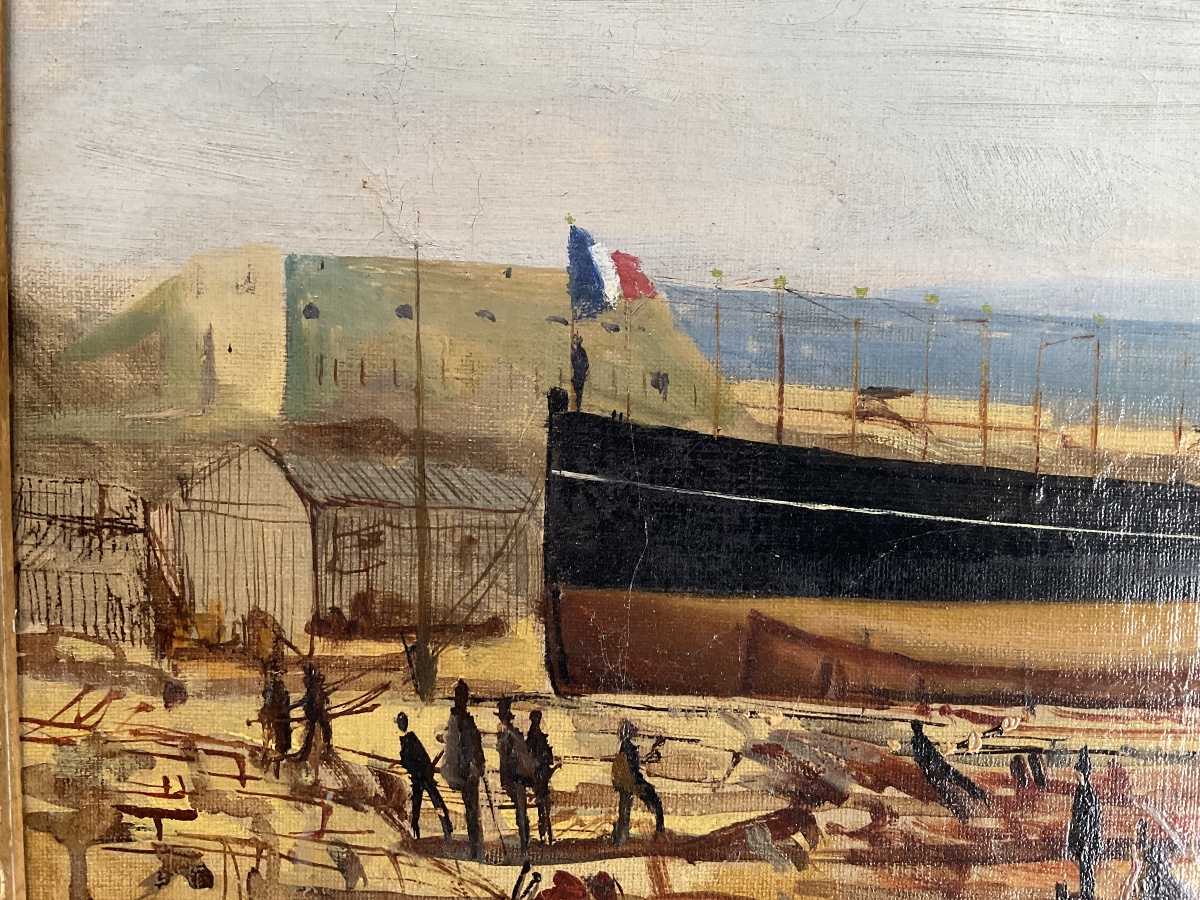 Cher Dubreuil Canvas: Boats And Shipyards -photo-4
