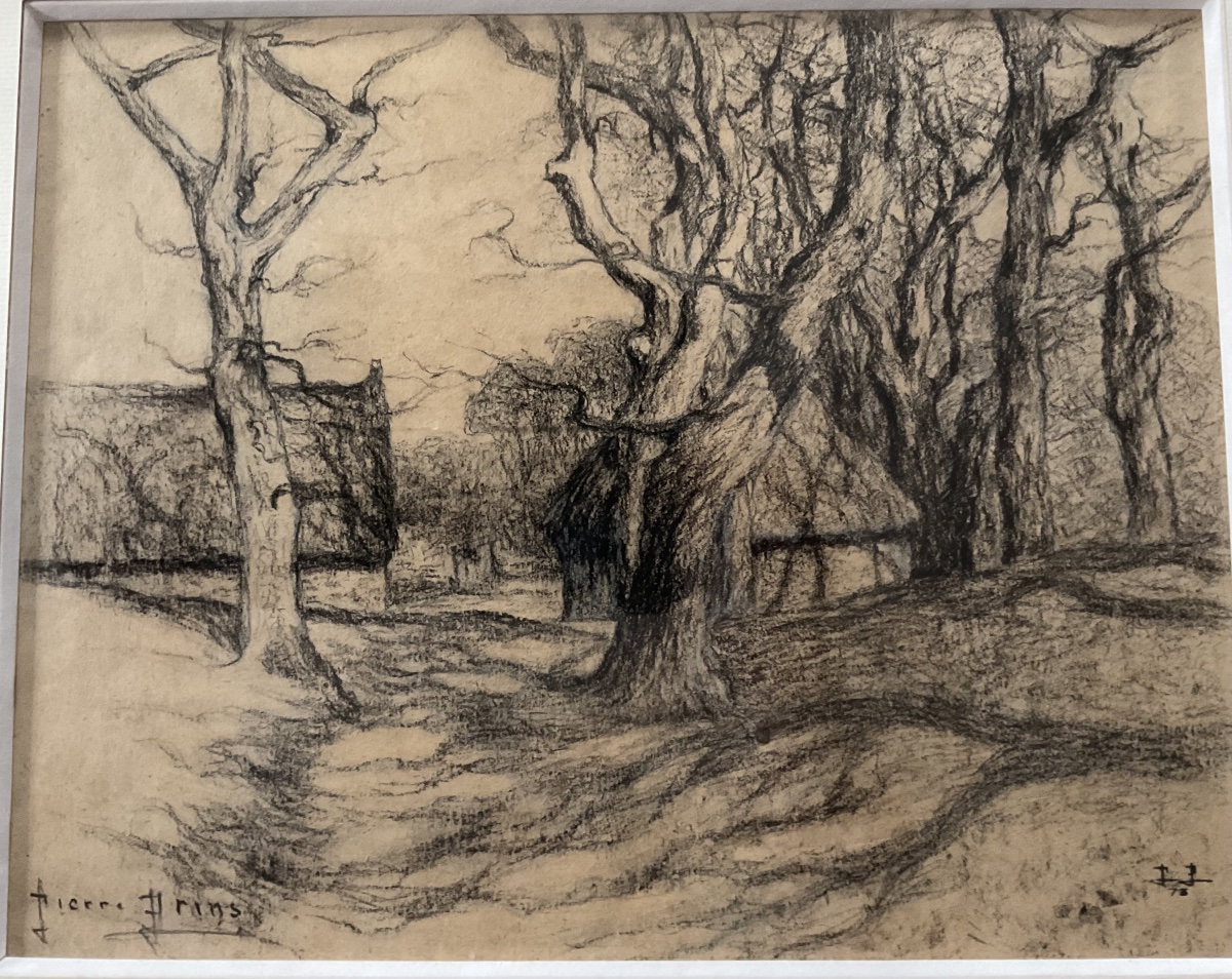 Dessin de Pierre Prins  la ferme du Cap Hornu  baie de Somme-photo-2