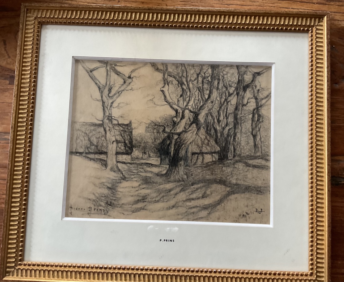 Dessin de Pierre Prins  la ferme du Cap Hornu  baie de Somme-photo-3
