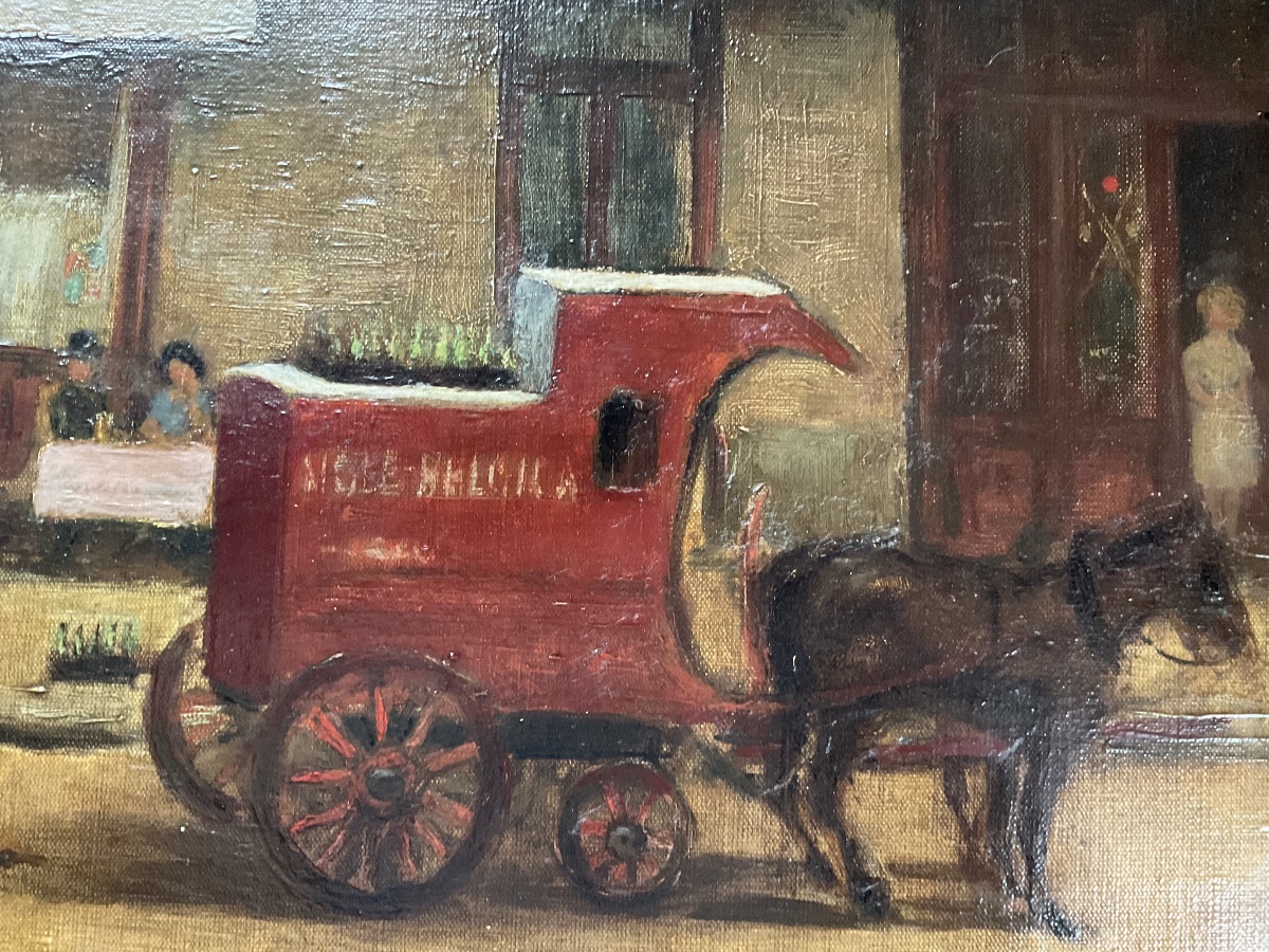Samers Street Scene: Delivery To The Café-photo-3