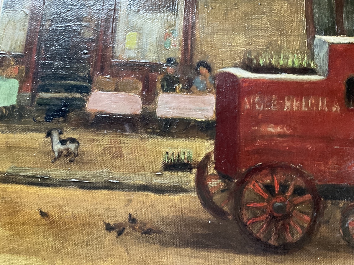 Samers Street Scene: Delivery To The Café-photo-3